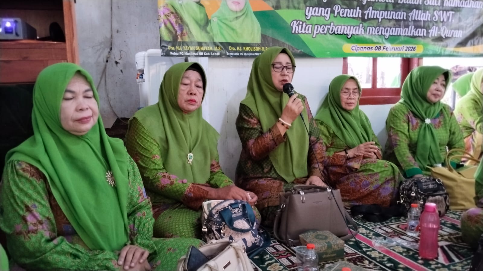 Muslimat NU Lebak Gelar Pertemuan Rutin di Cipanas, Sambut Bulan Suci Ramadan