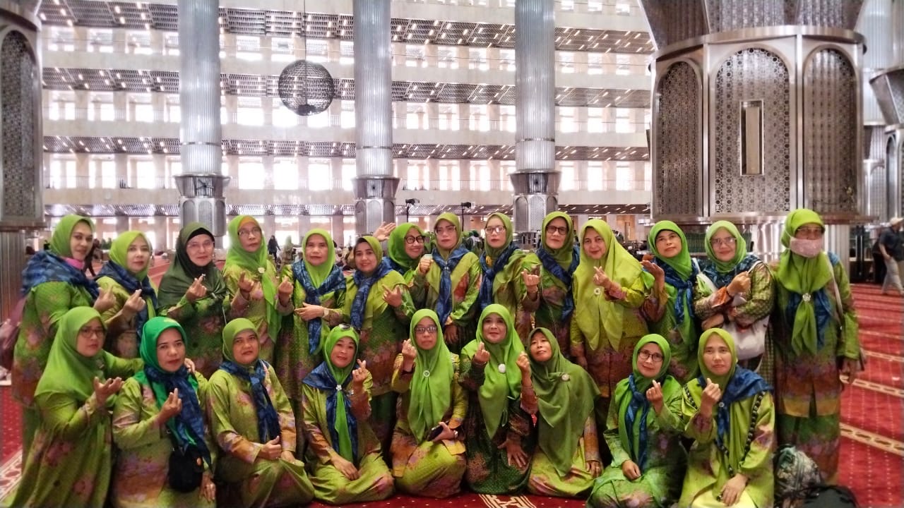 Muslimat NU Lebak Hadiri Gebyar Isra Mikraj se-Jabodetabek di Masjid Istiqlal