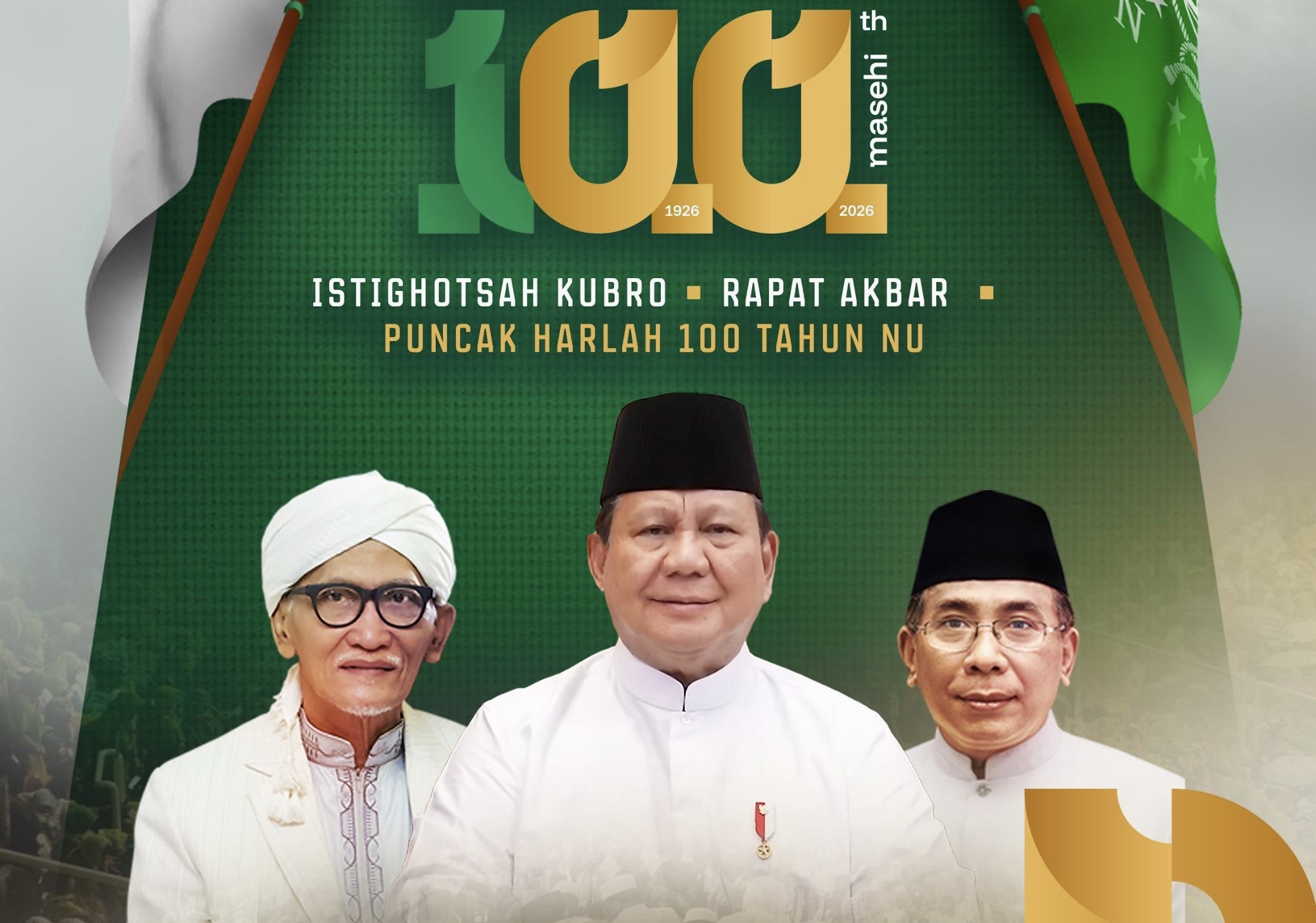 PBNU Gelar Puncak Harlah ke-100 NU di Istora Senayan