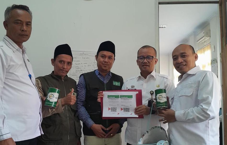 Gaet Dukungan Dinas Pendidikan, Lazisnu Lebak Mulai Himpun ZIS Lewat Kencleng